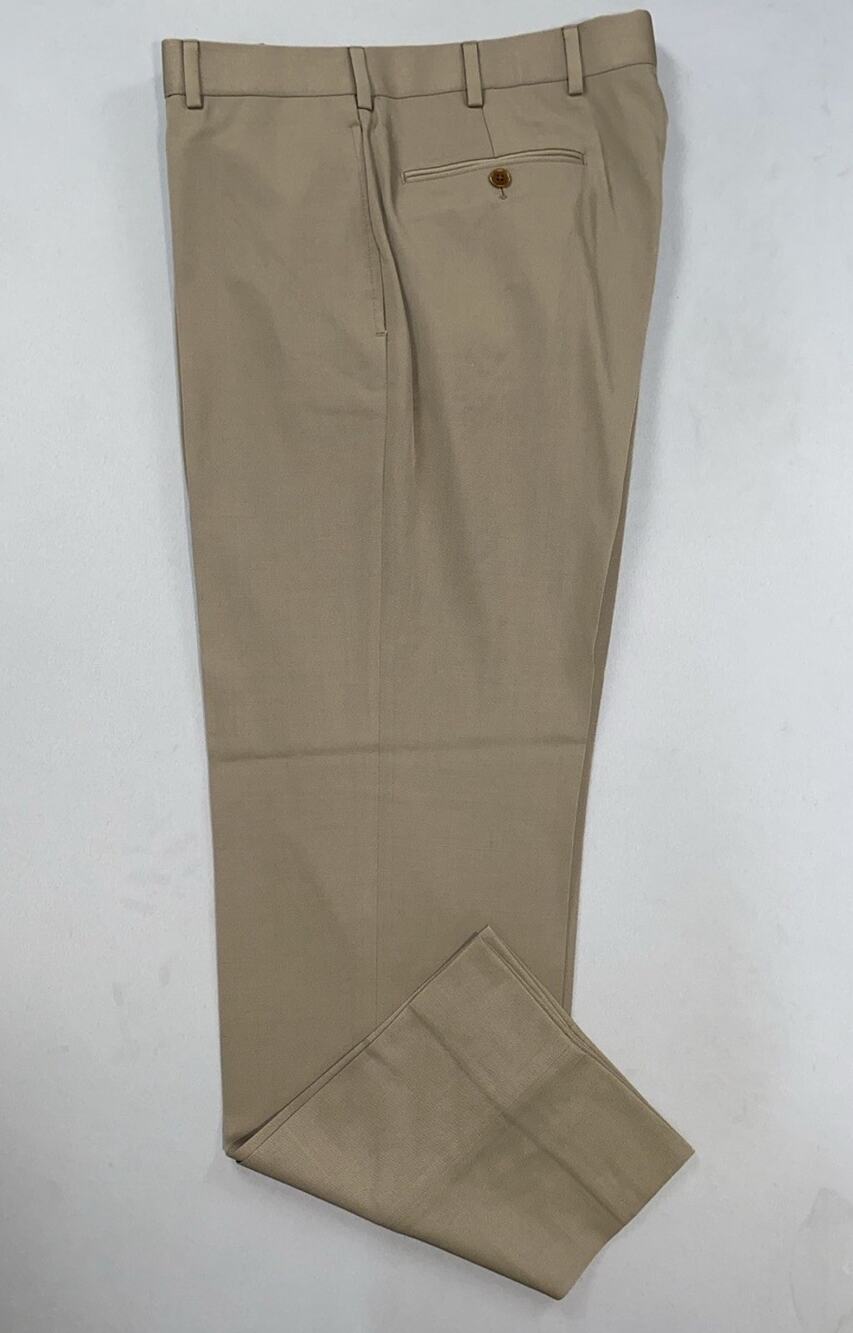 Brooks Brothers 1818 Madison Fit Flat Front Wool Dress Pants, Slacks. 34X32, EUC